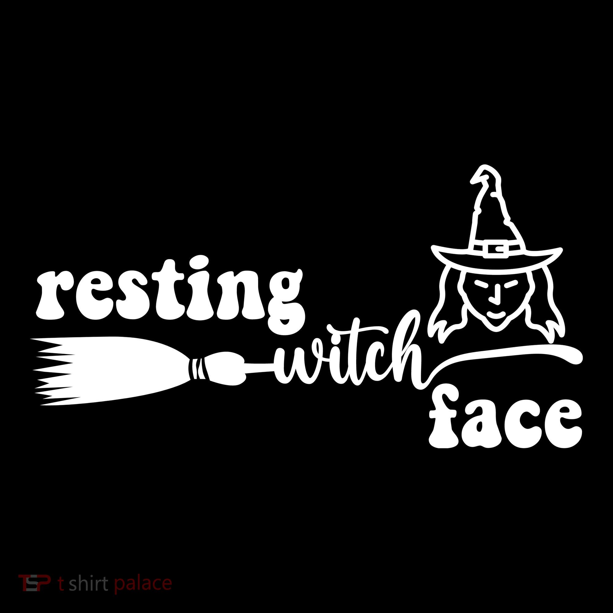 Resting Witch Face Funny Halloween Women's Hoodie