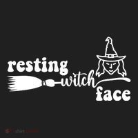 Resting Witch Face Funny Halloween Tumbler thumb 3