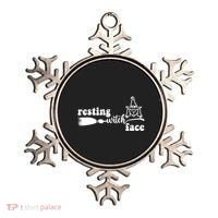 Resting Witch Face Funny Halloween Ornament thumb 0