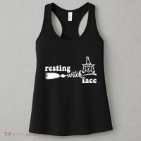 Resting Witch Face Funny Halloween Women's Tank Top thumb 3