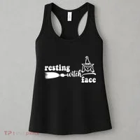 Resting Witch Face Funny Halloween Women's Tank Top thumb 3