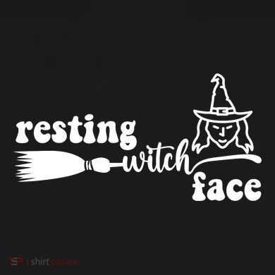 Resting Witch Face Funny Halloween Toddler Sweatshirt