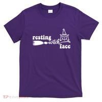 Resting Witch Face Funny Halloween T-Shirt thumb 0