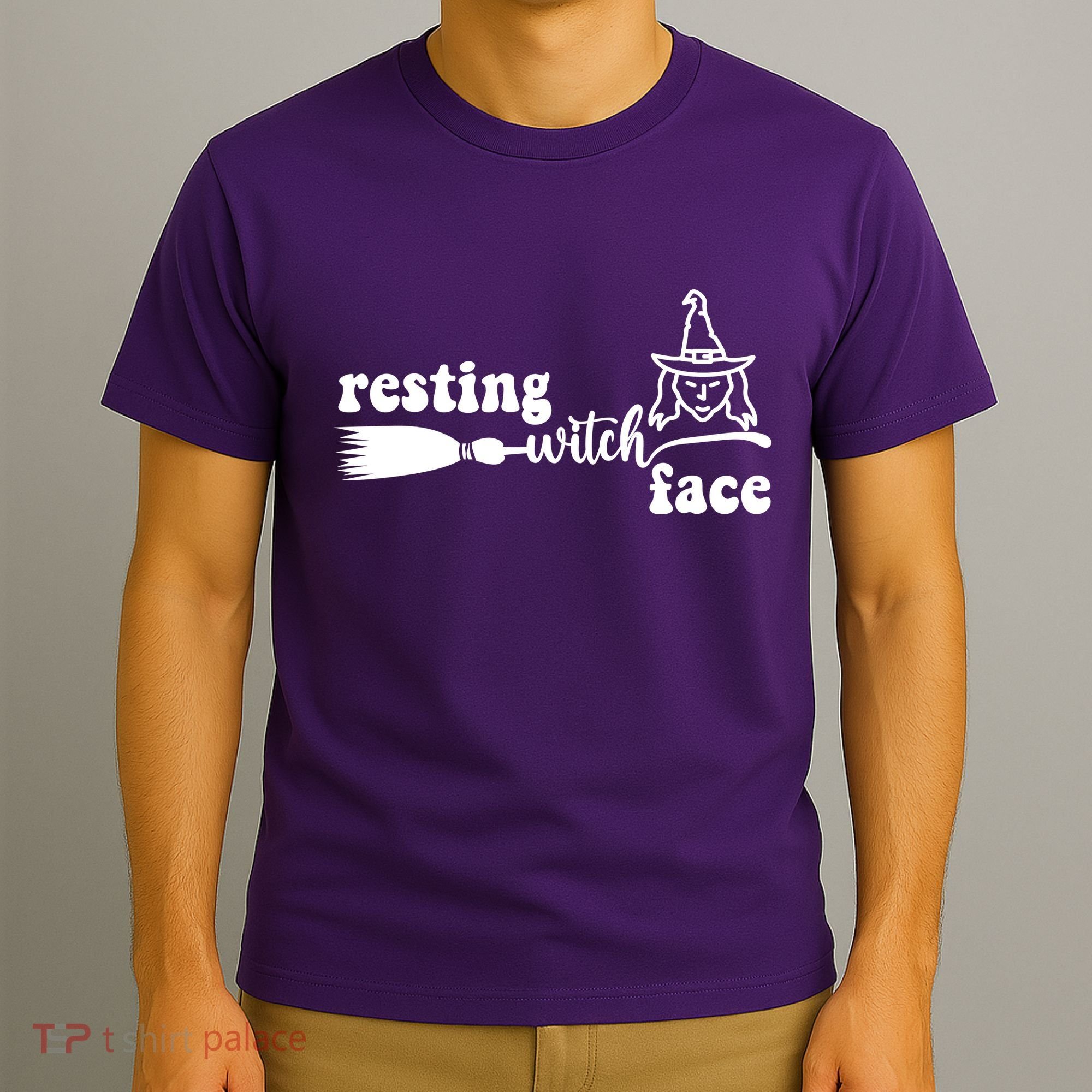 Resting Witch Face Funny Halloween T-Shirt