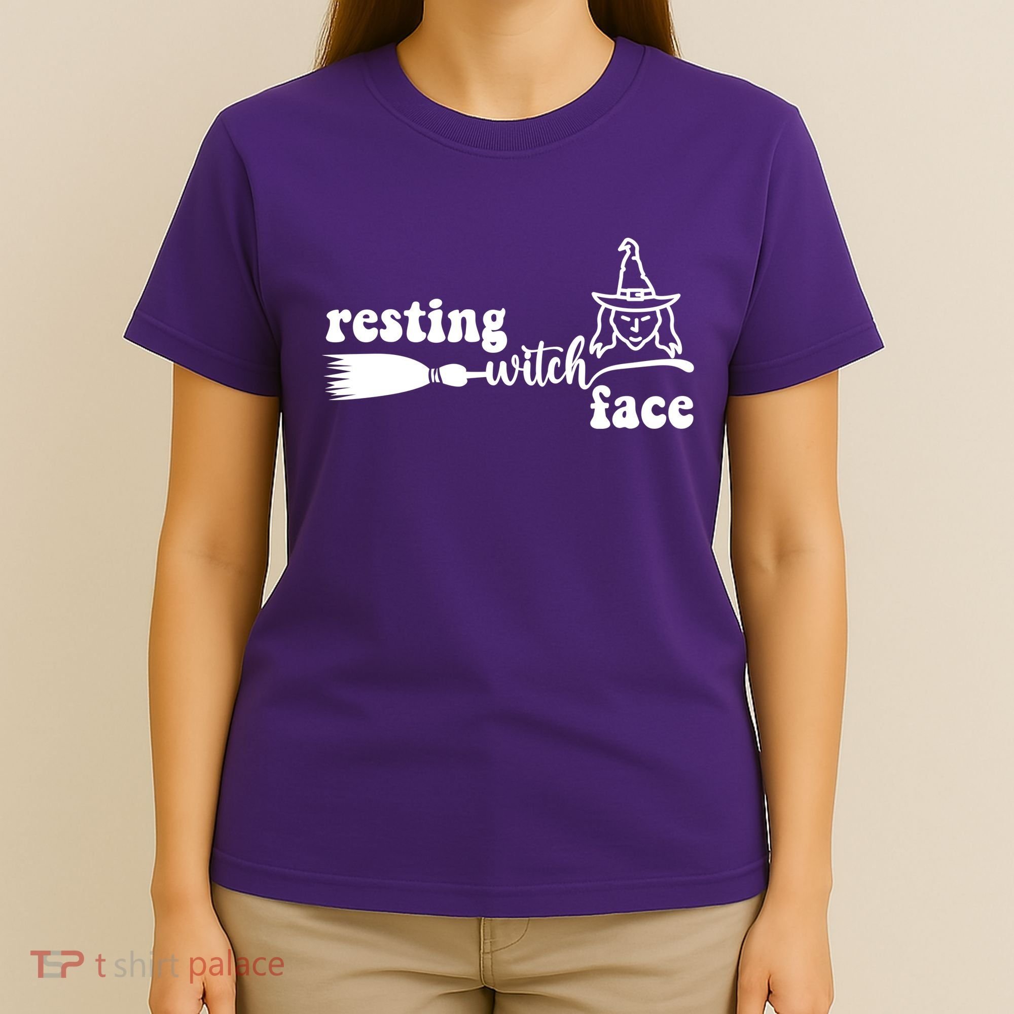 Resting Witch Face Funny Halloween T-Shirt