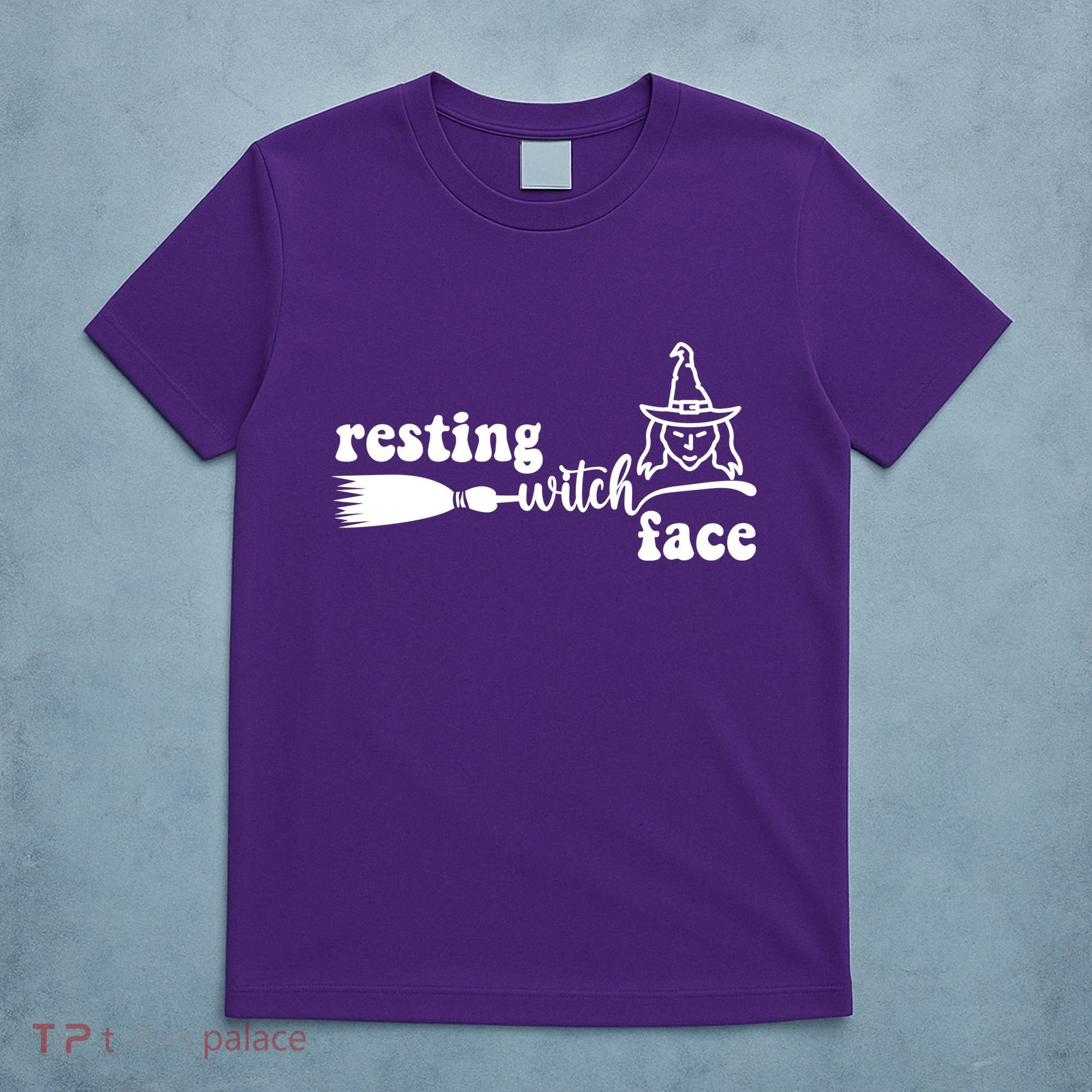Resting Witch Face Funny Halloween T-Shirt