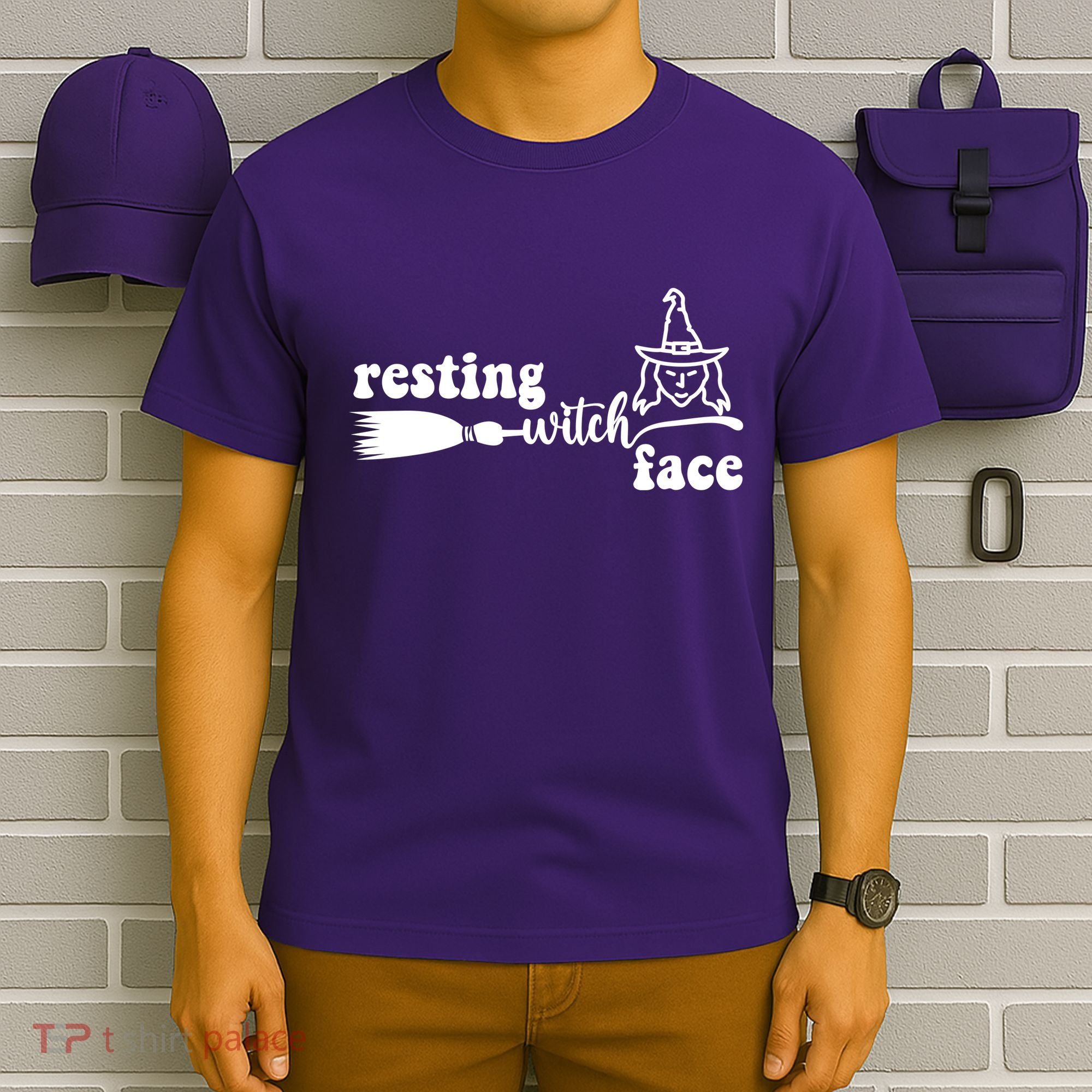 Resting Witch Face Funny Halloween T-Shirt