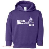 Resting Witch Face Funny Halloween Toddler Hoodie thumb 0