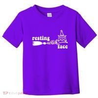 Resting Witch Face Funny Halloween Toddler T-Shirt thumb 0