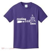 Resting Witch Face Funny Halloween Kids T-Shirt thumb 0