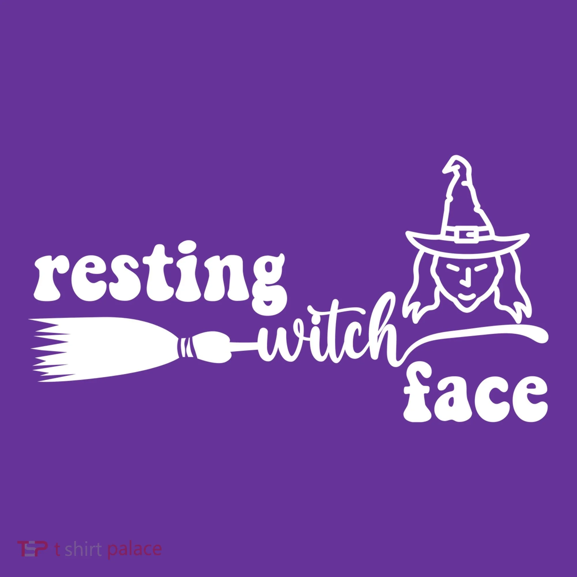 Resting Witch Face Funny Halloween Kids T-Shirt