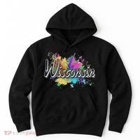 Retro Wisconsin For Women & Wisconsin Hoodie thumb 0