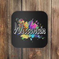Retro Wisconsin For Women & Wisconsin Coaster thumb 0