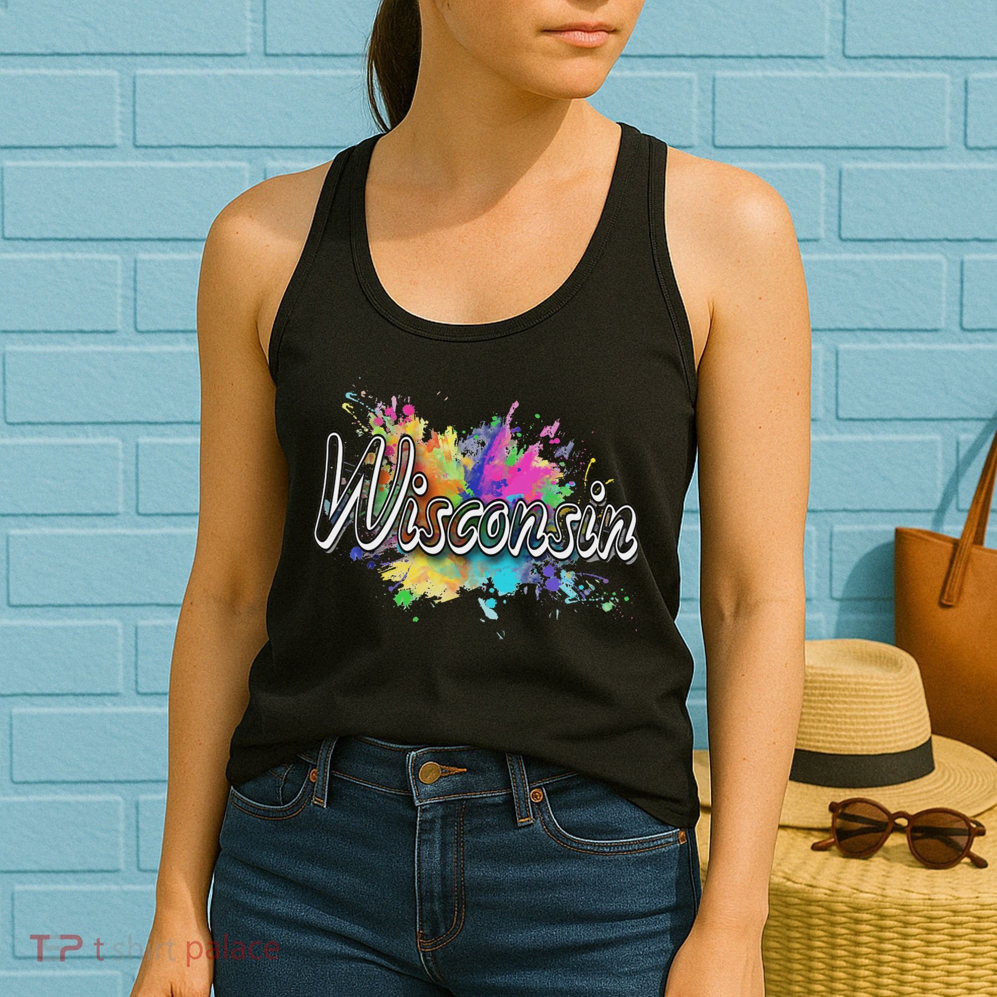 Retro Wisconsin For Women & Wisconsin Women's Tank Top