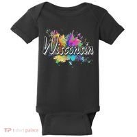 Retro Wisconsin For Women & Wisconsin Baby Bodysuit thumb 0
