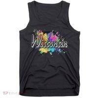Retro Wisconsin For Women & Wisconsin Tank Top thumb 0