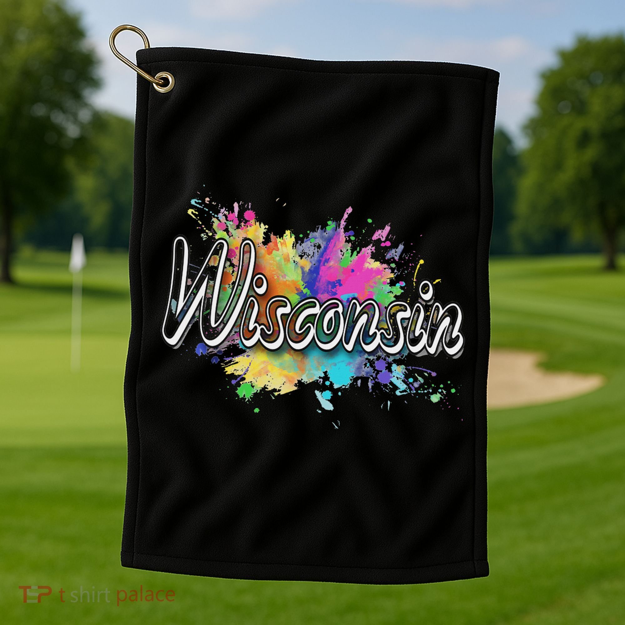 Retro Wisconsin For Women & Wisconsin Golf Towel