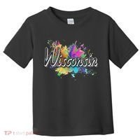 Retro Wisconsin For Women & Wisconsin Toddler T-Shirt thumb 0