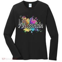 Retro Wisconsin For Women & Wisconsin Women's Long Sleeve Shirt thumb 0