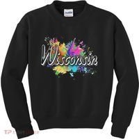 Retro Wisconsin For Women & Wisconsin Kids Sweatshirt thumb 0