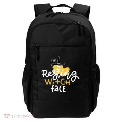 Resting Witch Face Funny Halloween Backpack