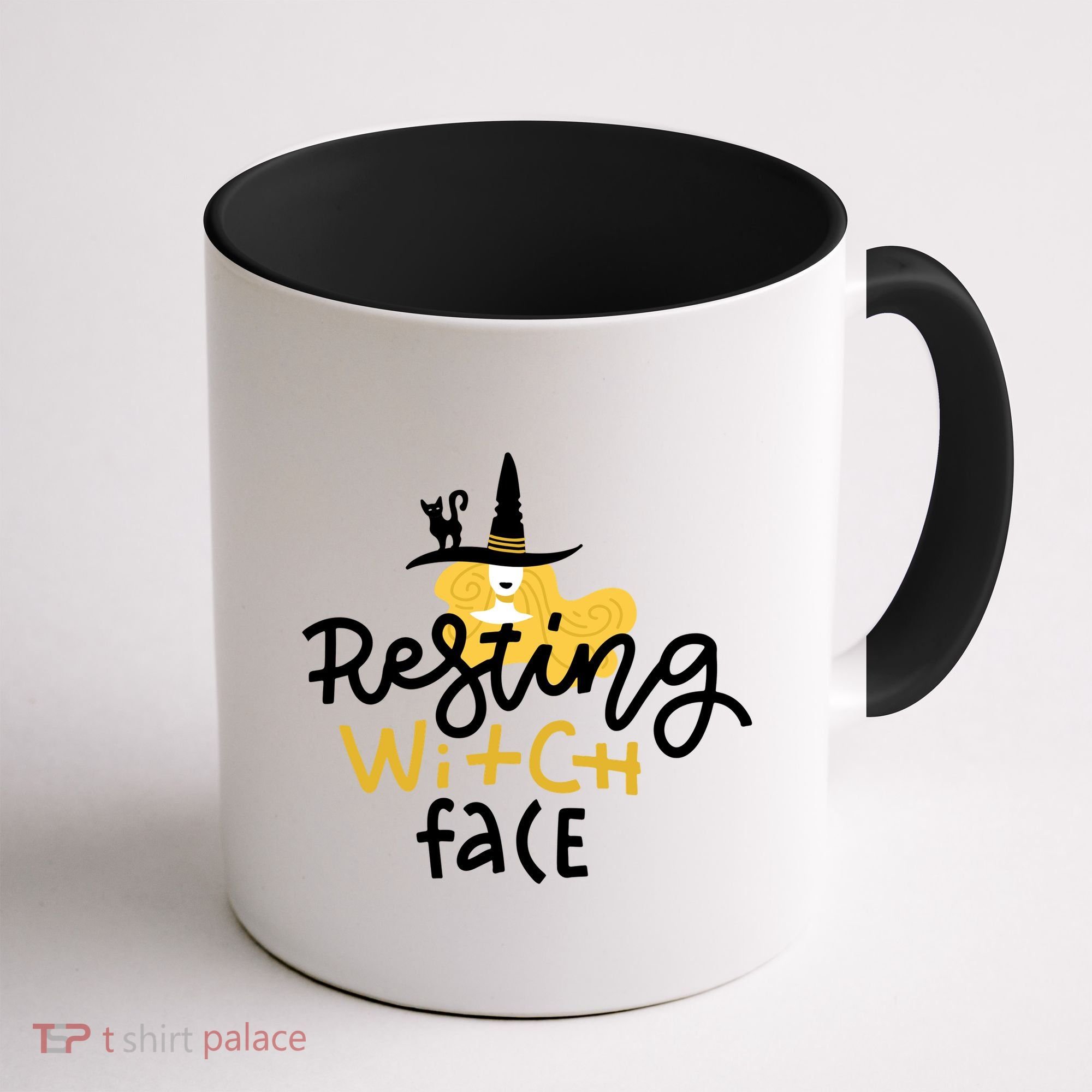 Resting Witch Face Funny Halloween Coffee Mug