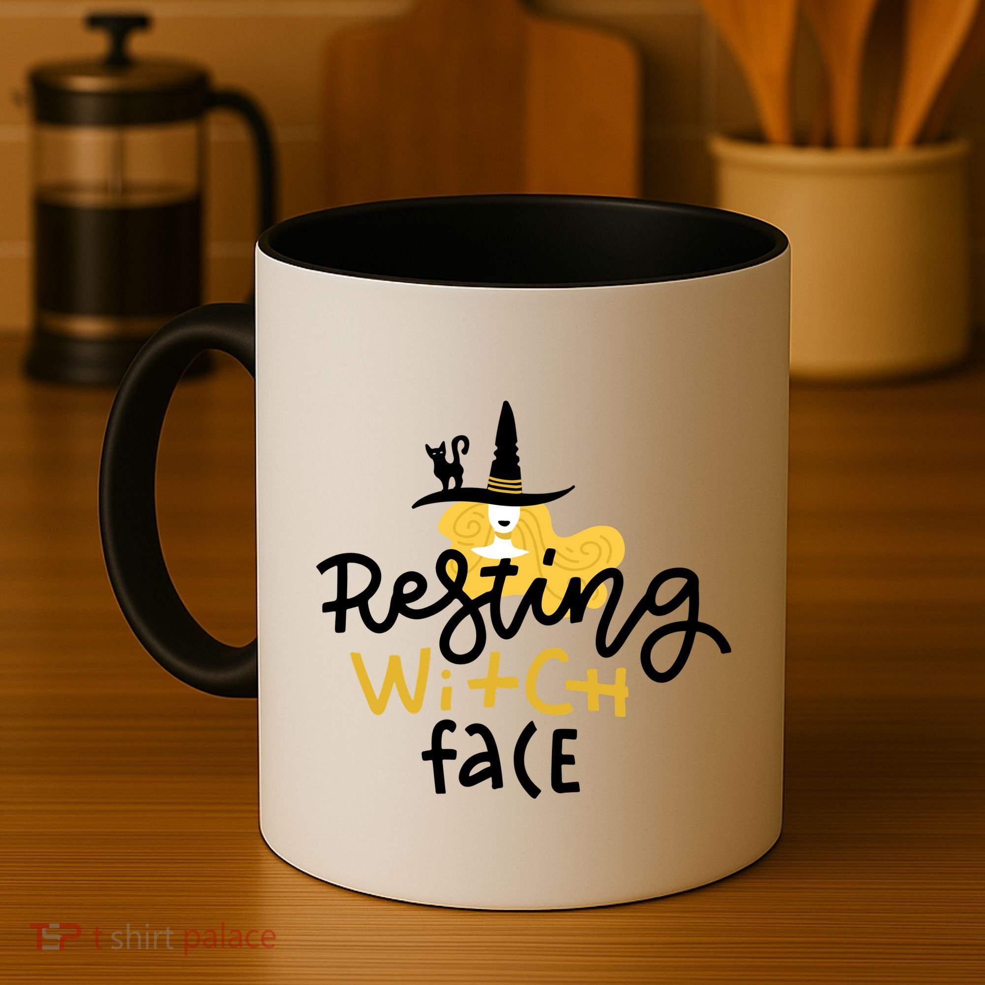 Resting Witch Face Funny Halloween Coffee Mug