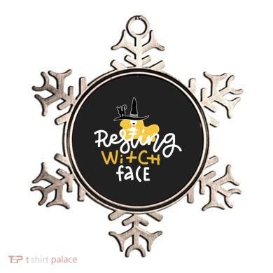 Resting Witch Face Funny Halloween Ornament