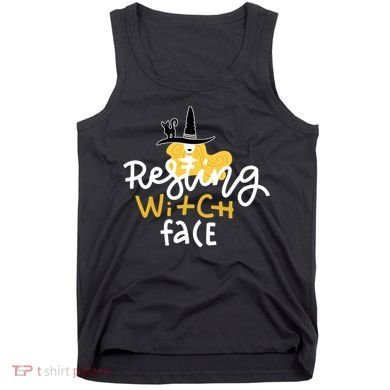 Resting Witch Face Funny Halloween Tank Top