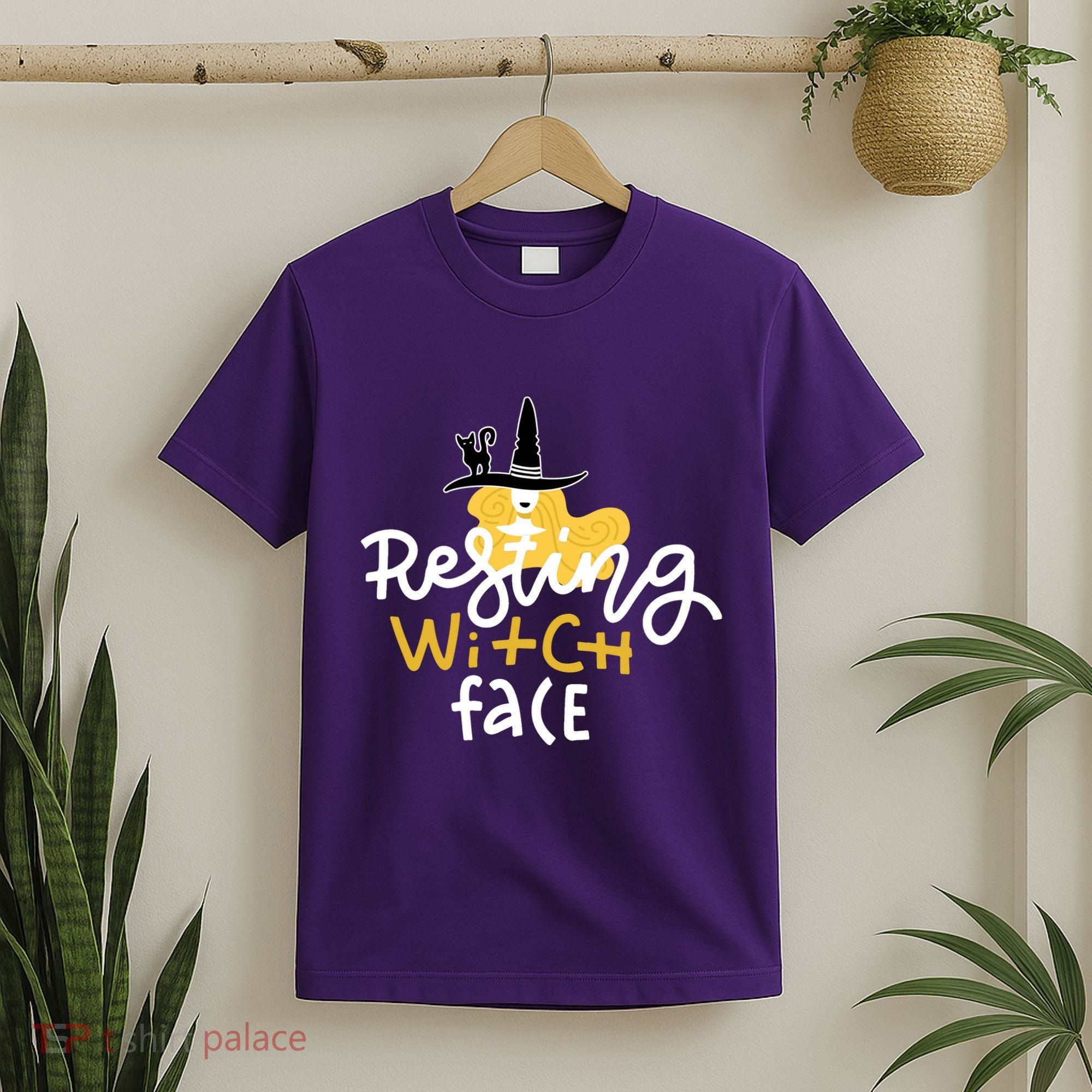 Resting Witch Face Funny Halloween T-Shirt