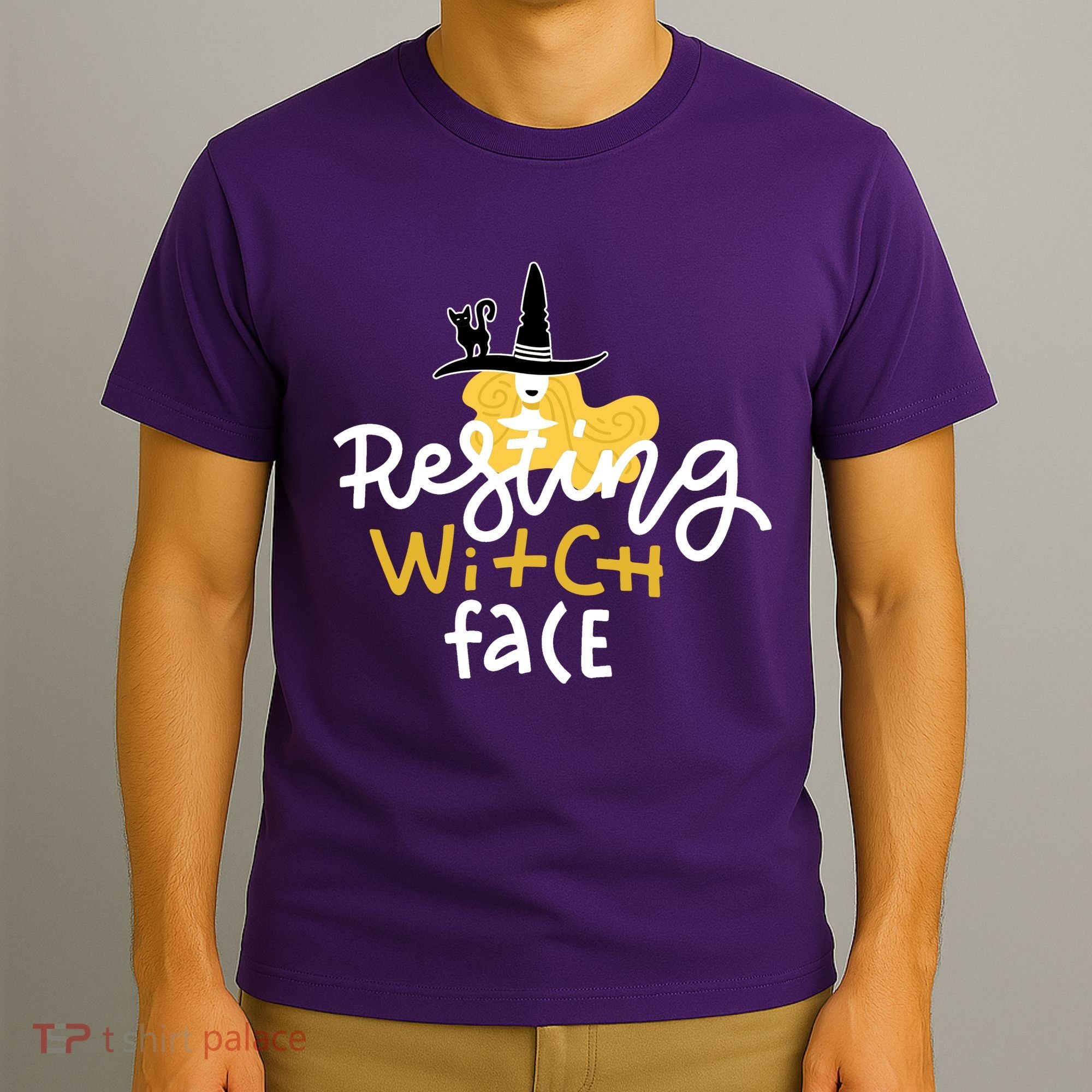 Resting Witch Face Funny Halloween T-Shirt