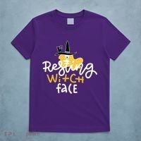 Resting Witch Face Funny Halloween T-Shirt thumb 5