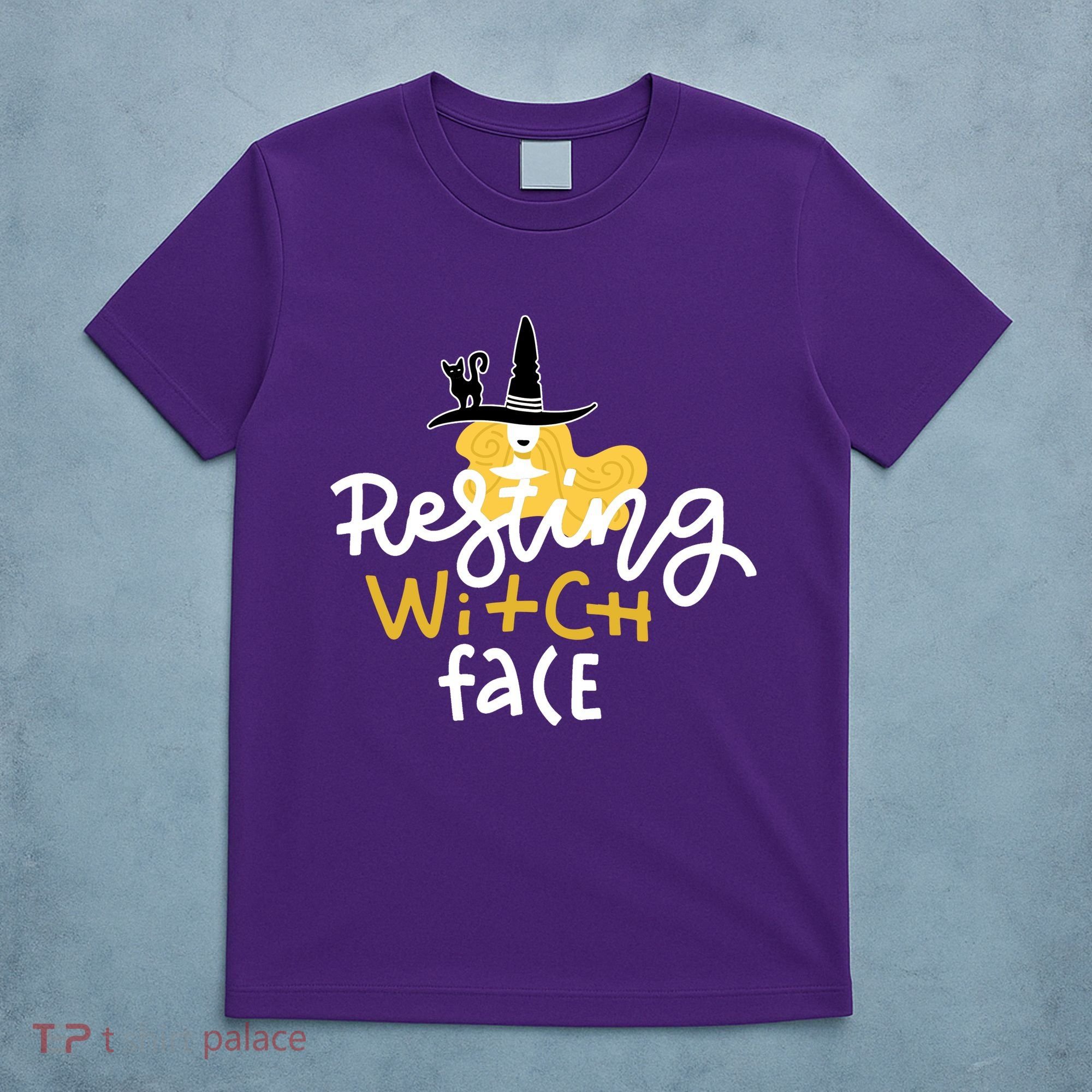 Resting Witch Face Funny Halloween T-Shirt