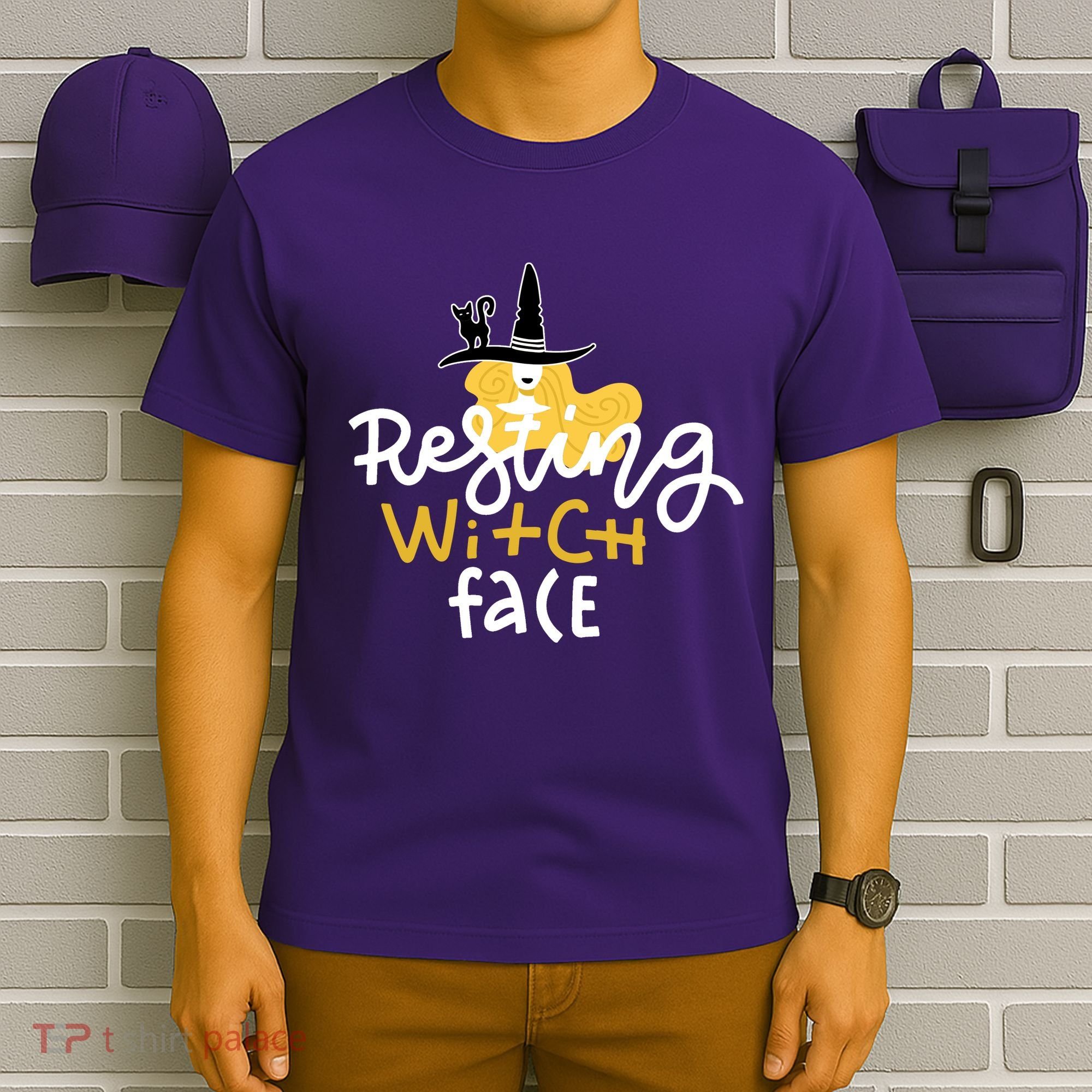 Resting Witch Face Funny Halloween T-Shirt