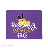 Resting Witch Face Funny Halloween Mousepad thumb 0