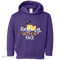 Resting Witch Face Funny Halloween Toddler Hoodie thumb 0