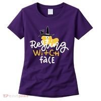 Resting Witch Face Funny Halloween Women's T-Shirt thumb 0