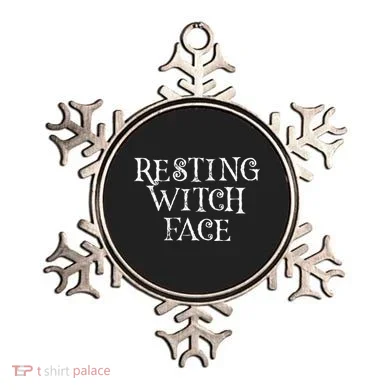 Resting Witch Face Ornament