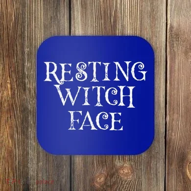 Resting Witch Face Coaster