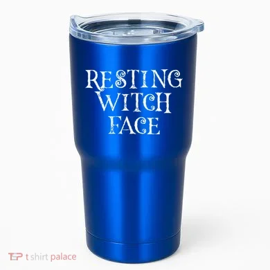 Resting Witch Face Tumbler