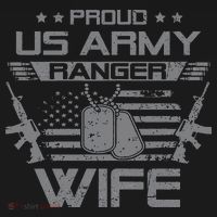 Ranger Wife Flag American Usa Military Hoodie thumb 2
