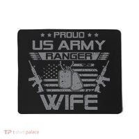 Ranger Wife Flag American Usa Military Mousepad thumb 0