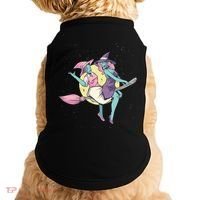 Retro Witches Flying Doggie Tank thumb 0