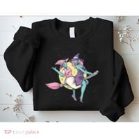 Retro Witches Flying Sweatshirt thumb 2