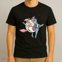 Retro Witches Flying T-Shirt thumb 3