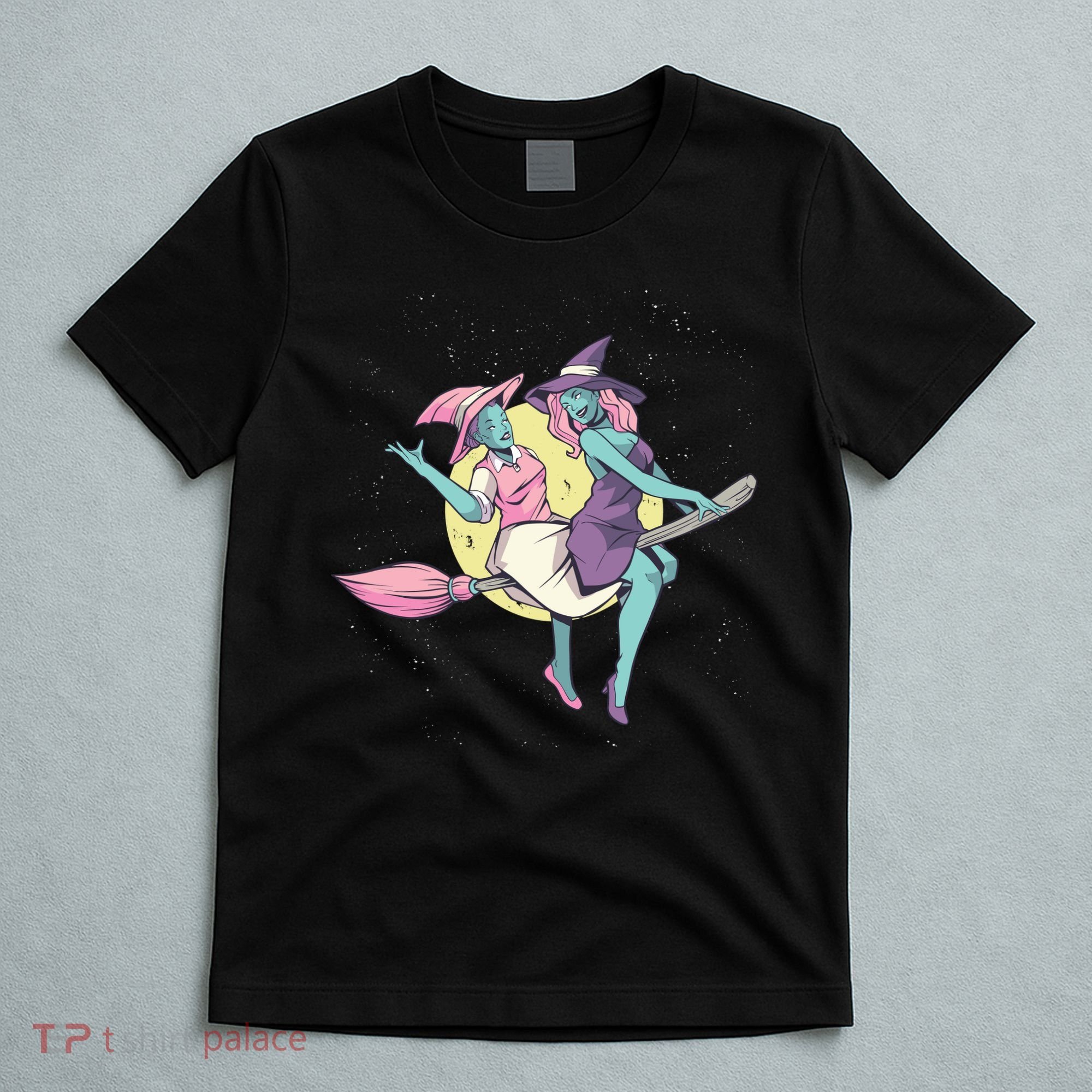 Retro Witches Flying T-Shirt