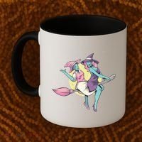 Retro Witches Flying Coffee Mug thumb 2