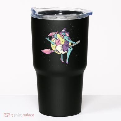 Retro Witches Flying Tumbler