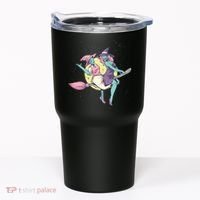 Retro Witches Flying Tumbler thumb 0