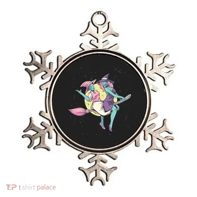 Retro Witches Flying Ornament
